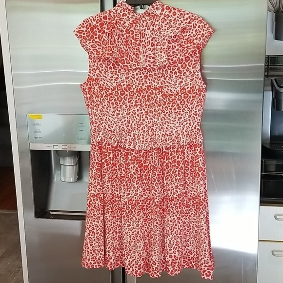 💕MAJE💕 Rutti Sleeveless Leopard Print Dress - Picture 14 of 16